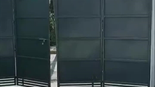 نحوه باز و بسته شدن درب اتوماتیک تاشو