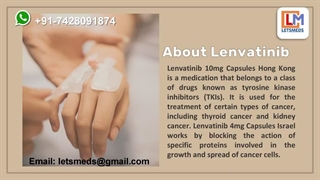Purchase Generic Lenvatinib Capsules Cost Philippines Malaysia UAE