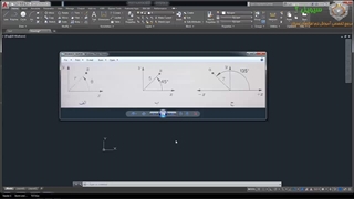 دستگاه مختصات قطبی مطلق و نسبی در اتوکد
