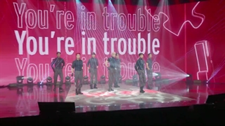 اجرای آهنگ puzzle توسط گروه sf9 در شوکیس