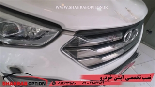 صافکاریpdr کاپوت سانتافه تعمیر سپر وچراغ شور