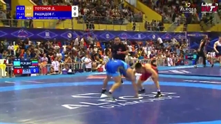 ابراهیم ابراگیموف مقابل رشید رشیدوف در وزن 65 کیلوگرم