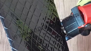 اتصال نوار تیپ به لوله نخدار