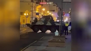 تحرکات نیروهای زرهی روسیه در مسکو