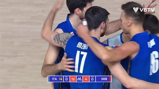 خلاصه بازی صربستان (0)  - (3) ایتالیا در رقابتهای لیگ ملتهای والیبال 2023