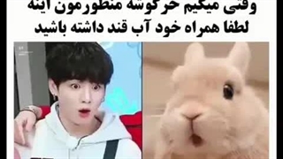 وقتی میگیم جونگ کوک خرگوشه یعنی این