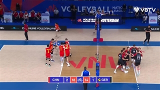 خلاصه بازی چین (۳) - (۱) آلمان در رقابتهای لیگ ملتهای والیبال ۲۰۲۳
