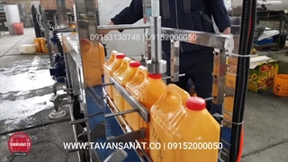 دستگاه پرکن و دربند خطی روغن توان صنعت|09152000050