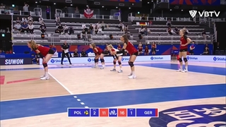 خلاصه بازی لهستان (۳) - (۲) آلمان در رقابتهای لیگ ملتهای والیبال بانوان ۲۰۲۳