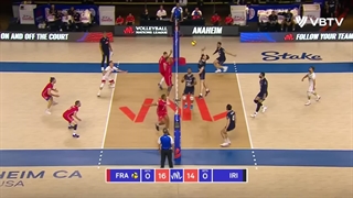 خلاصه بازی ایران (0)  - (3) فرانسه در رقابتهای لیگ ملتهای والیبال 2023