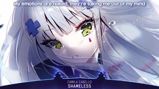 Nightcore - Shameless (Camila Cabello) - (Lyrics)