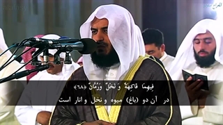 زیباترین تلاوت سورة الرحمن  به صوت مشاری راشد العفاسی تلاوت قرآن کریم با زیرنویس فارسی