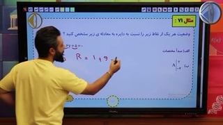 وضعیت نقطه نسبت به دایره