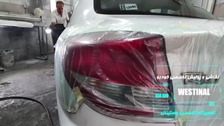 نقاشی و پولیش تخصصی خودروی ریو در تعمیرگاه تخصصی وستینال