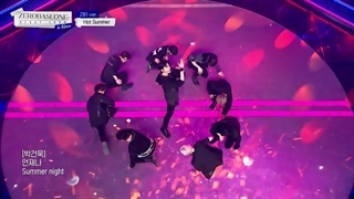 ⋆ اجرای hot summer از گروه زیروبیس‌وان " ZeroBaseOne " در شوکیس دبیو