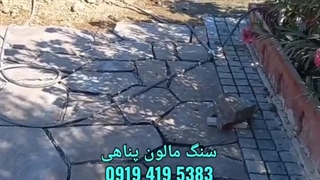 نصب سنگ لاشه؛ وسنگ ورقه ای؛ 09194195383