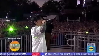 اجرای آهنگ Euphoria جونگکوک (BTS) در کنسرت تابستانه GMA♡♡
