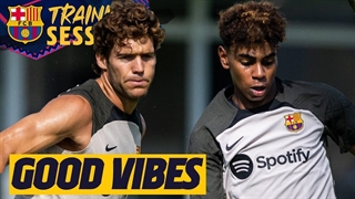 تمرین جمعه بارسلونا: احساس خوب!