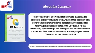 Export Offline OST to PST Files in Outlook