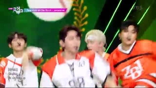 اجرای آهنگ new kidz on the block از zerobaseone در music bank