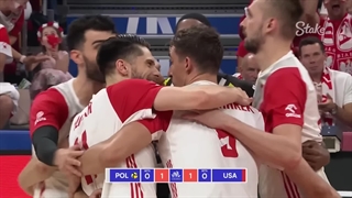 خلاصه بازی لهستان (3)  - (0) آمریکا، فینال رقابتهای لیگ ملتهای والیبال جهان 2023