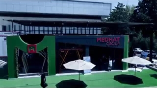 حضور مدحت وود در نمایشگاه صنعت ساختمان