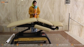 بررسی تخت ماساژ برقی/ آموزش استفاده از تخت برقی - پیلتن شاپ
