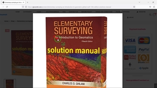 Elementary surveying an introduction to geomatics Ghilani & Wolf 15th edition solutions manual