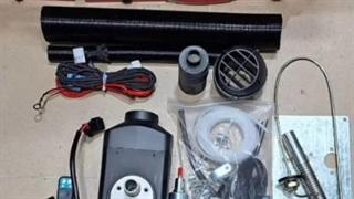 بخاری درجا آبرش باخر ماشین آلات برق 12 و 24 ولت