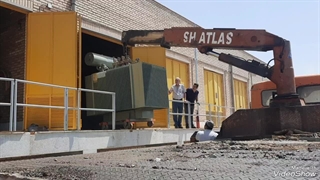 فیلم آموزش دستورالعمل مراحل روش طریقه اصول استاندارد جدید حمل نصب وصل روشن برق دار برقدار کردن ترانس ترانسفورماتور فشارقوی 1000