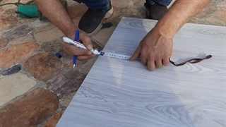 آموزش نصب گاز توکار برش صفحه روی کابینت ام دی اف