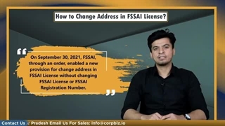 How to Change Address in FSSAI License?