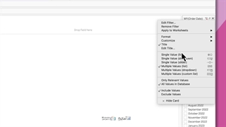 آموزش پیشرفته Tableauجلسه ۳۱: Create a Calendar Widget for Filtering