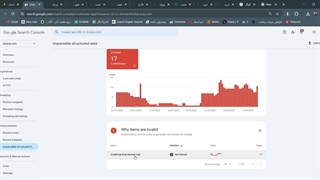 رفع ارور Unparsable structured data در سرچ کنسول
