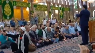 جشن عید غدیر حرم امام #حاج_علی_مهدوی_نژاد