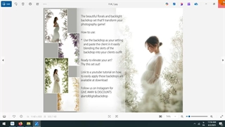 پس زمینه عکاسی بارداری