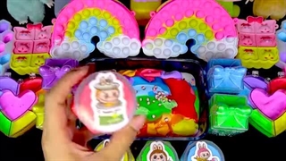 مخلوط کردن اسلایم LABUBU