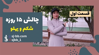 چالش شکم و پهلو در 15 روز (قسمت اول) | خداحافظی با چربی‌های سرسخت