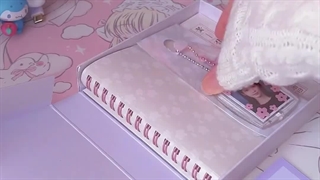 آنباکس آلبوم خوشگل Flower bookmark 3 جیونی