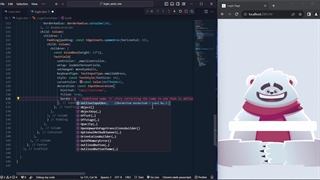 فیلم آموزش برنامه نویسی فلاتر : ( جلسه 74 رایگان - Rive Flutter) از دوره متخصص فلاتر سایت الکامکو